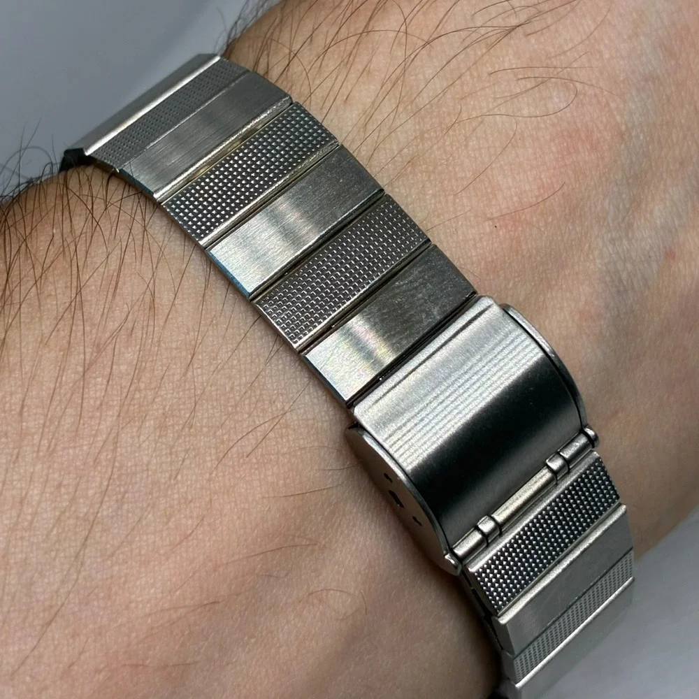 Seiko Chronos Vintage 5H23-7D20 Quartz Men's Watch Stainless Steel-WORKING!